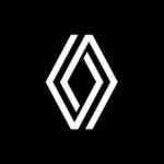 renault logo blanc